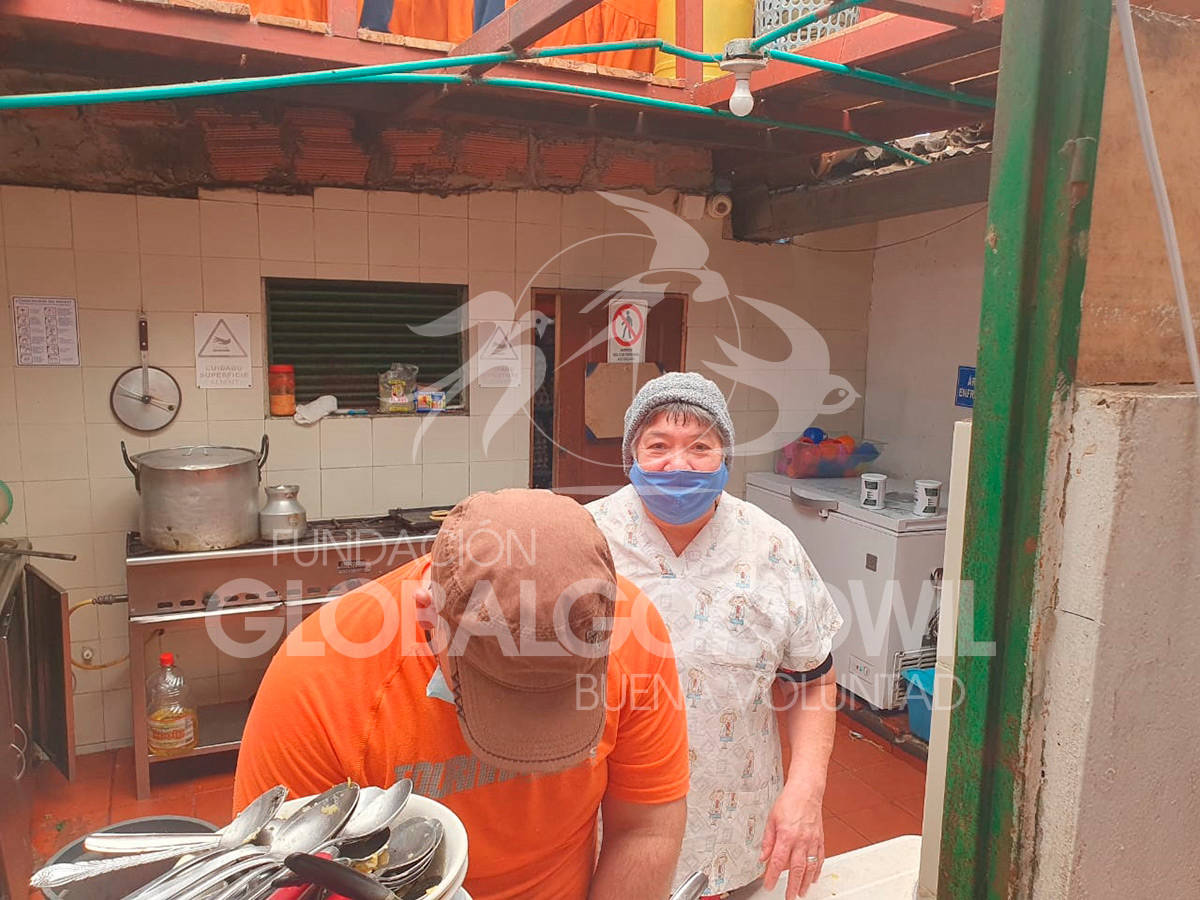Entrega de donaciones